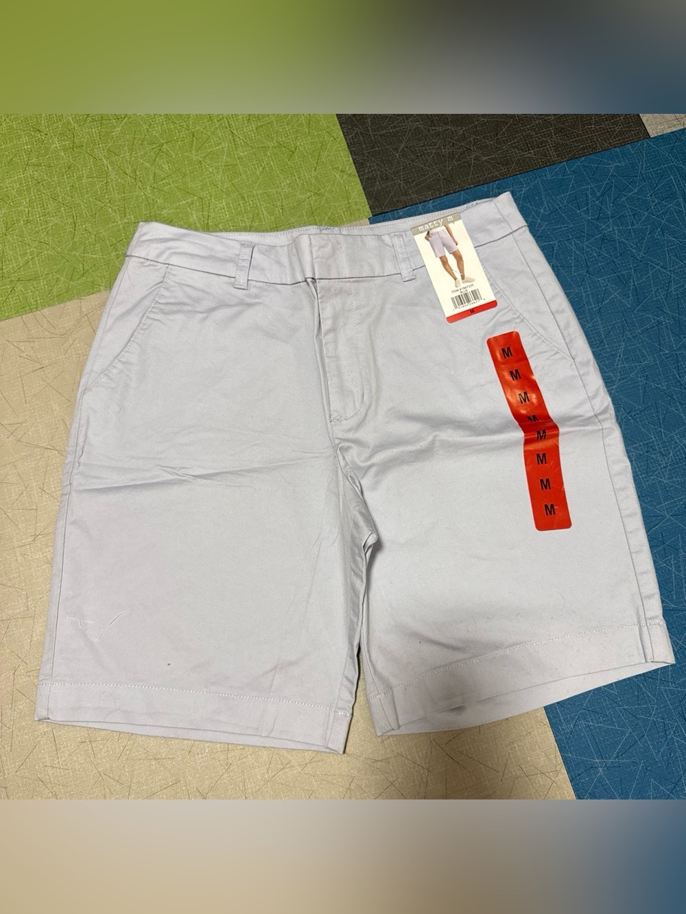 Women’s Matty M grey blue shorts